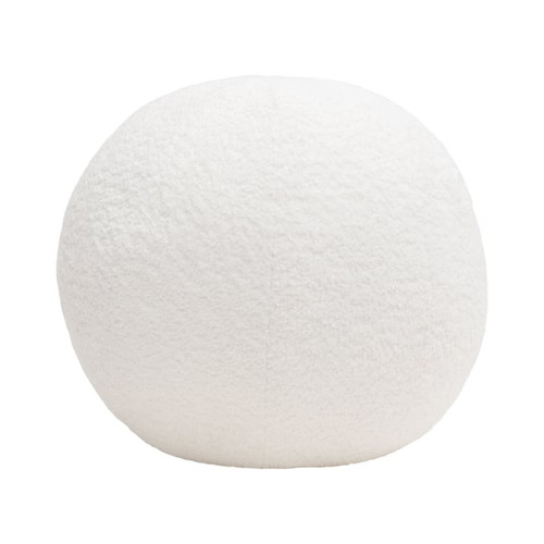 Diamond Sofa White 14 Inch Round Accent Ball Pillow