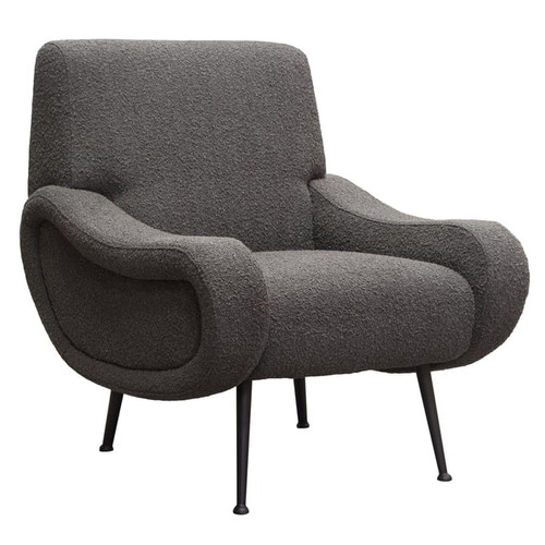 Diamond Sofa Cameron Charcoal Fabric Accent Chair