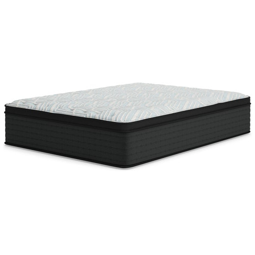 Ashley Furniture Palisades ET Gray Blue Queen Mattress