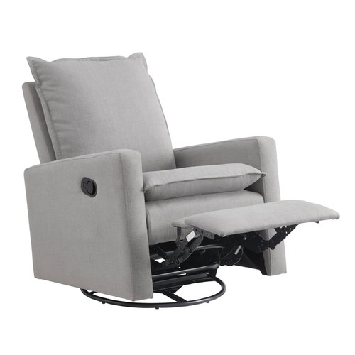 Oxford Baby Uptown Gray Nursery Swivel Glider Recliners