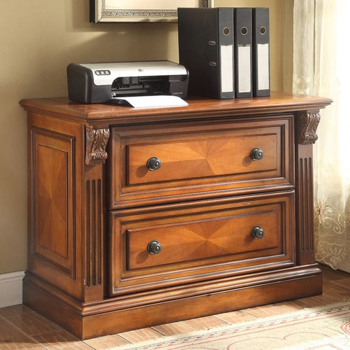 Parker House Huntington Brown 2 Drawers Lateral File