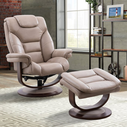 Parker House Monarch Reclining Swivel Chairs And Ottomans