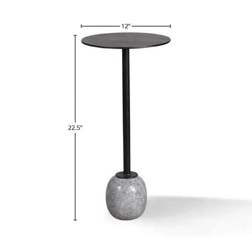 Parker House Crossings Serengeti Grey Accent Table