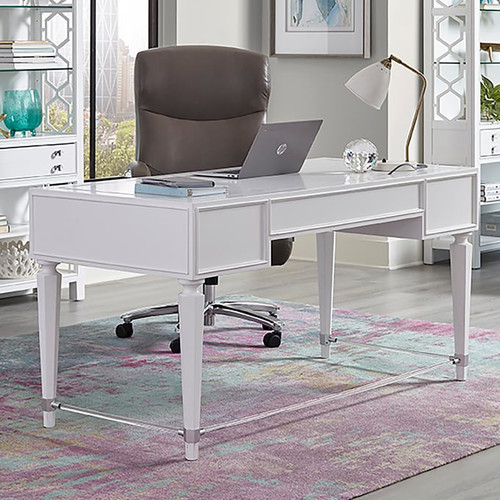 Parker House Ardent White 60 Inch Writing Desk