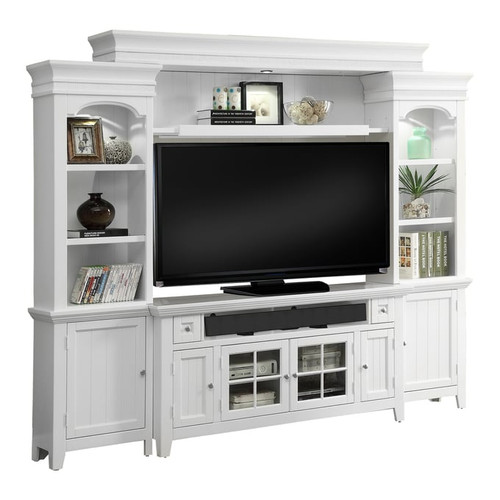 Parker House Tidewater White 62 Inch TV Console