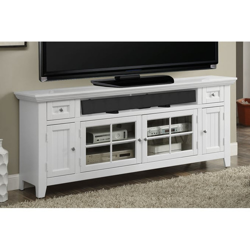 Parker House Tidewater White 72 Inch TV Console