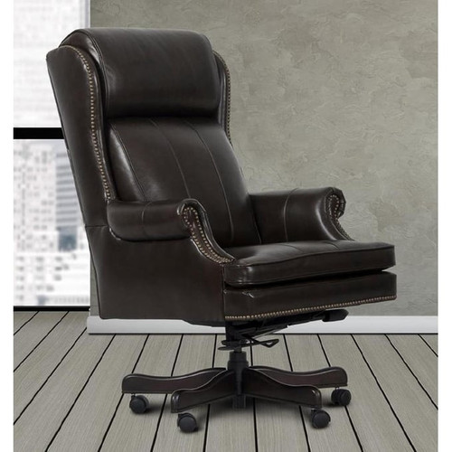 Parker House Brown Leather Desk Chairs