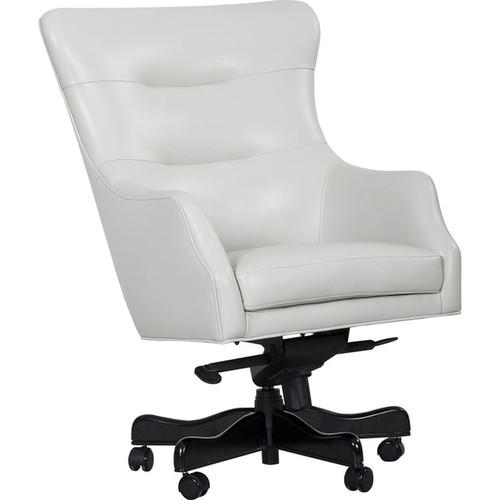 Parker House White Leather Desk Chair