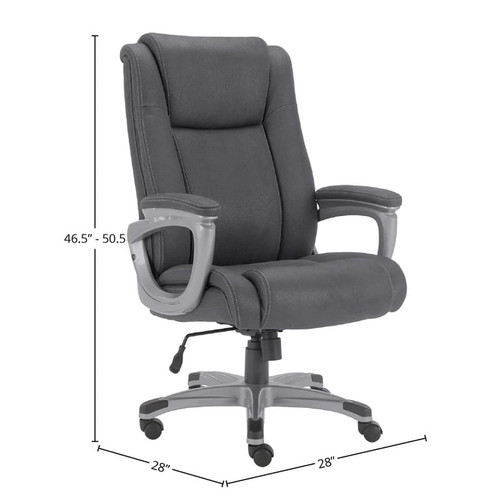 Parker House Charcoal Heavy Duty Office Chairs