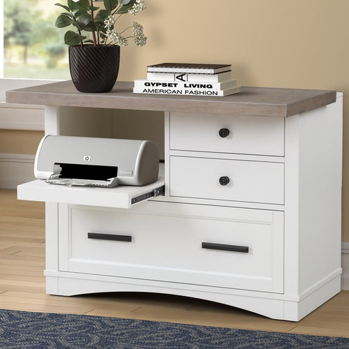 Parker House Americana Modern Power Center Functional File Cabinets