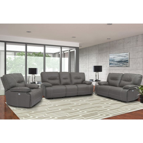 Parker House Spartacus Grey 3pc Living Room Set