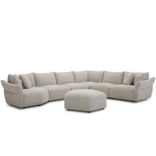 Parker House Playful Beige 6pc Sectional