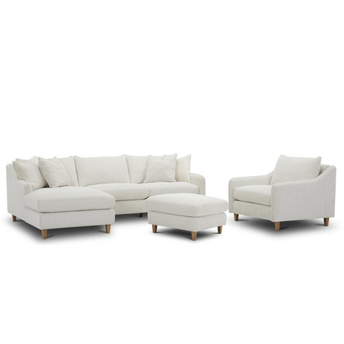 Parker House Vogue Off White 2pc Sectional