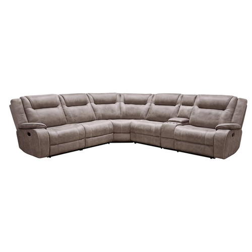 Parker House Blake Taupe 6pc Reclining Sectional
