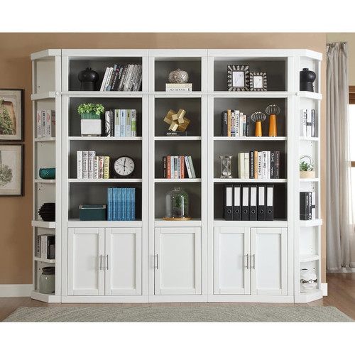 Parker House Catalina White 5pc Library Wall