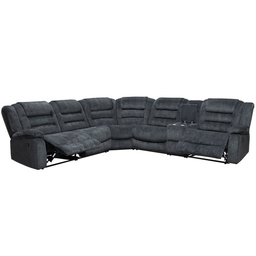 Parker House Bolton Light Grey 6pc Reclining Sectional