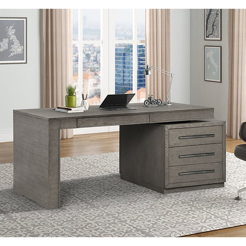 Parker House Pure Modern Grey Executive Desk
