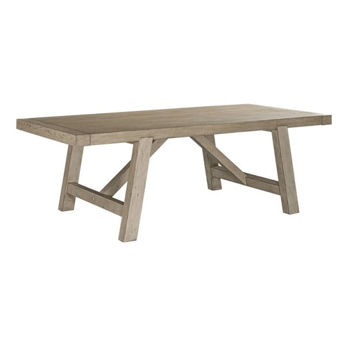 American Drew West Fork Aged Taupe Gilmore Dining Table