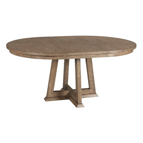 American Drew Knox Medium Stain Smoke Round Dining Table