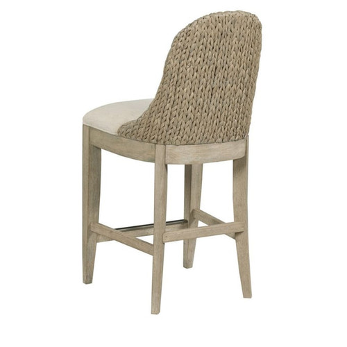 2 American Drew Vista Oyster Boca Woven Stools