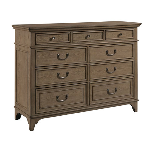 American Drew Mitchell Light Stain White Oak Accent Cabinet