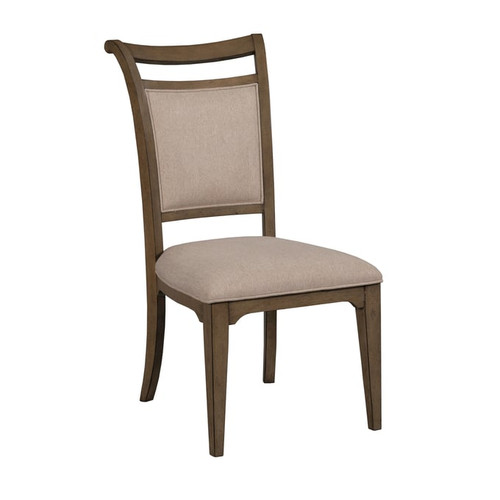 2 American Drew Phifer Light Stain White Oak Back Side Chairs