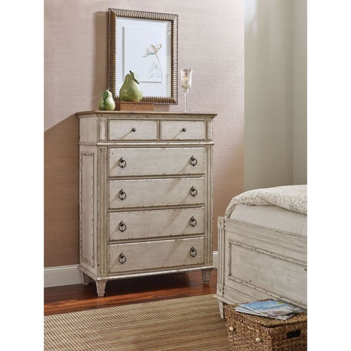 American Drew Southbury Fossil Parchment Drawer Chest