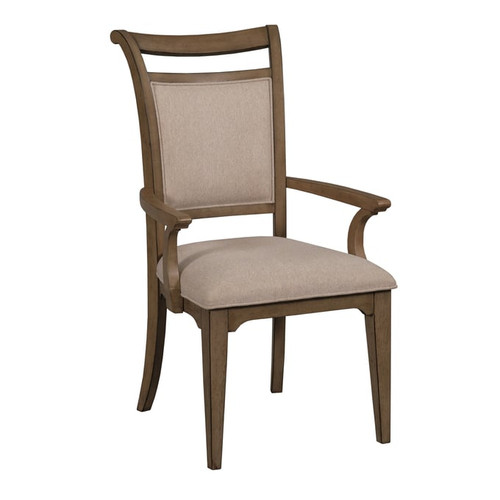 2 American Drew Phifer Light Stain White Oak Back Arm Chairs