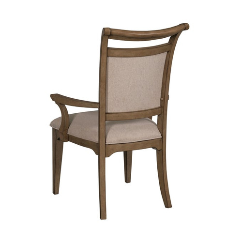 2 American Drew Phifer Light Stain White Oak Back Arm Chairs