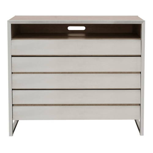 Hammary West Fork Aged Taupe Merit Media Cabinet