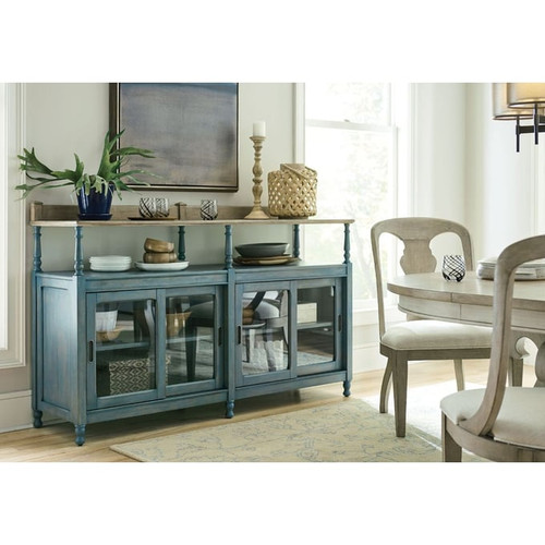 American Drew Litchfield Blue Dorset Credenza