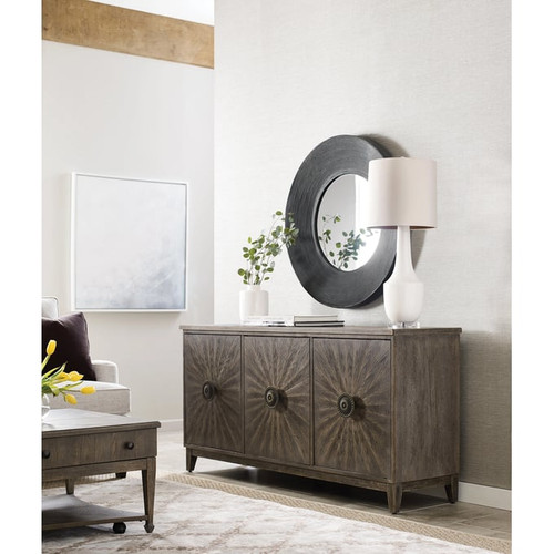 American Drew Emporium Dark Stain Shadow Crosley Console Table