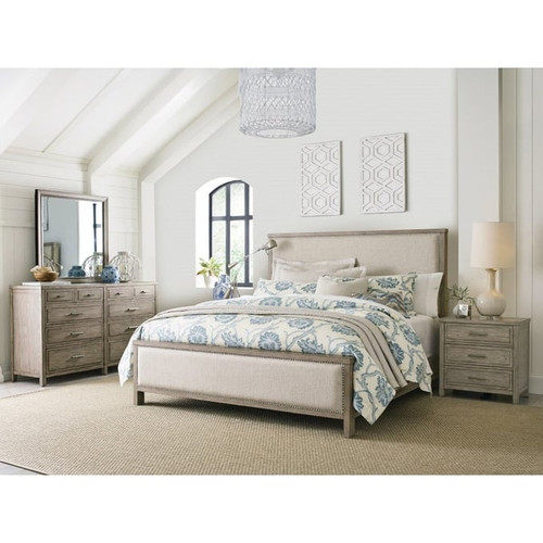 American Drew West Fork Aged Taupe Jacksonville Queen Bed