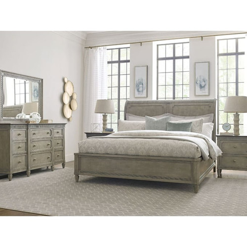 American Drew Savona Versaille Anna King Sleigh Bed