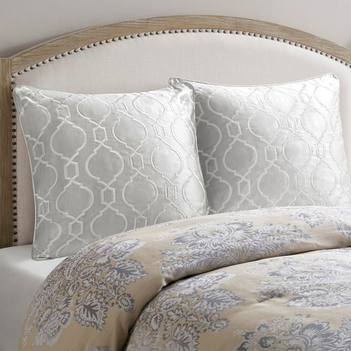 Olliix Croscill Classics Montague Silver European Pillow Sham