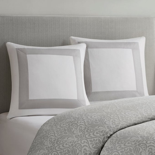 Olliix Croscill Home Perla Grey European Pillow Sham