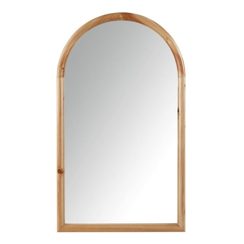 Olliix INK IVY Remi Natural Arched Wood Wall Mirror
