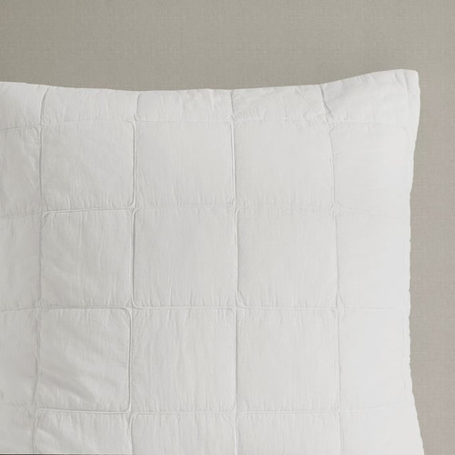 Olliix Croscill Casual Gema Grey European Pillow Shams