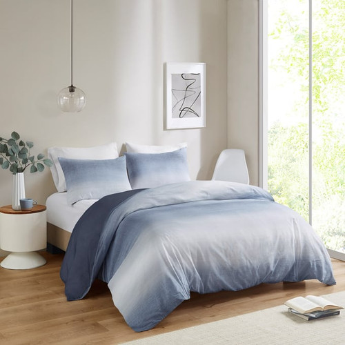 Olliix Croscill Casual Callista Blue King 3pc Duvet Sets