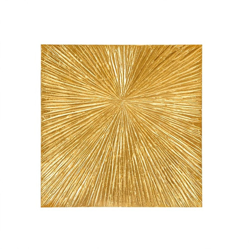 Olliix Madison Park Signature Sunburst Gold Dimensional Resin Wall Art