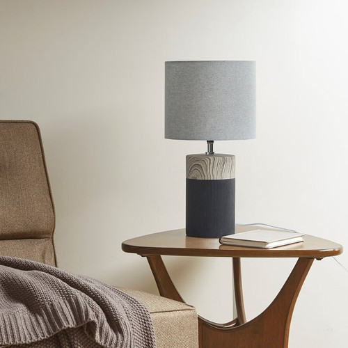 Olliix 510 Design Nicolo White Textured Ceramic Table Lamps