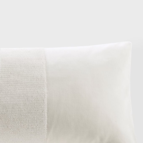 Olliix Croscill Home Canova White Oblong Decor Pillow