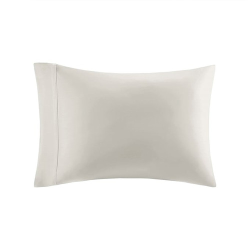 Olliix Clean Spaces Grey 300TC 2pc BCI Cotton Pillowcase