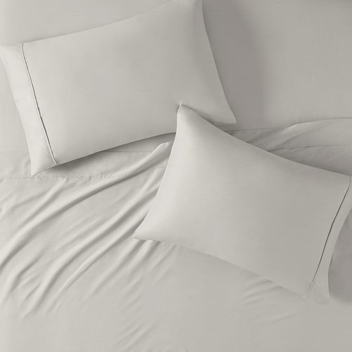 Olliix Clean Spaces Grey King 300TC 2pc BCI Cotton Pillowcase