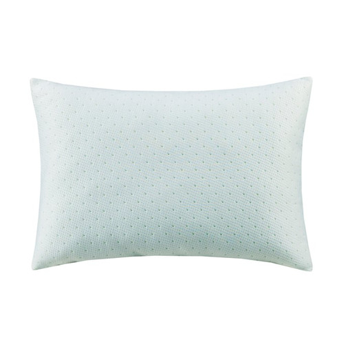 Olliix Sleep Philosophy Rayon From Bamboo Ivory Queen Shredded Memory Foam Pillow