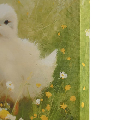 Olliix Intelligent Design Sunshine Animals Chicks Green Canvas Wall Art