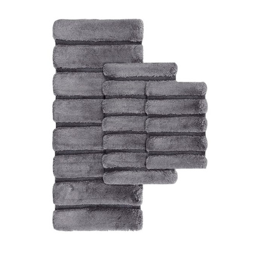 Olliix Madison Park Tufted Pearl Channel Grey Rugs