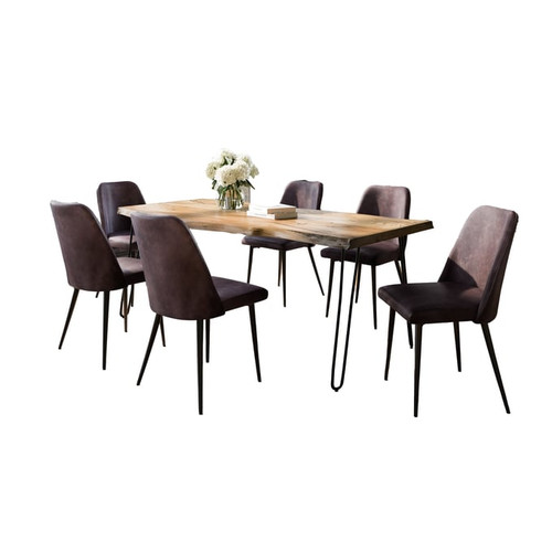 Jofran Furniture Natures Edge Natural Dark Brown 7pc Dining Room Sets