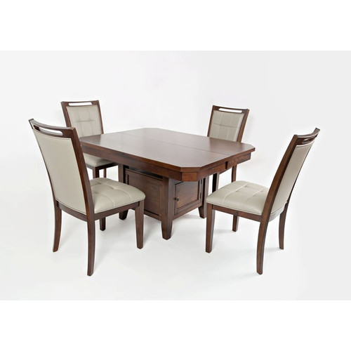 Jofran Furniture Manchester Merlot 5pc Dining Room Set