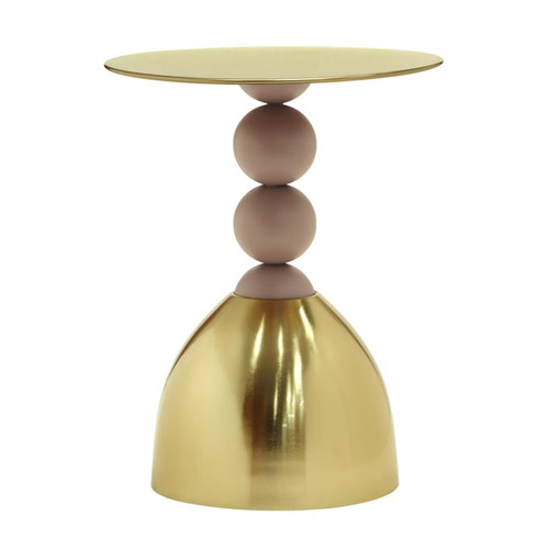 TOV Furniture Daleyza Gold Side Table